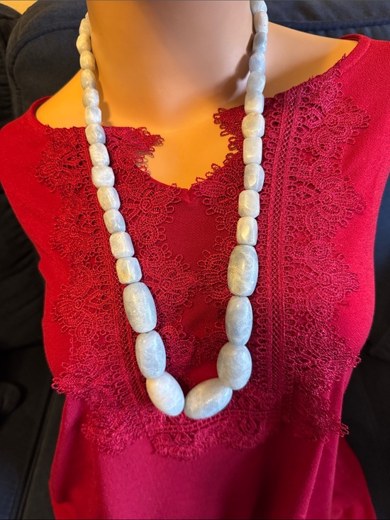 Jewelry - Jay king DTR Mine Finds blue Chalcedony beaded necklace w/925 sterling clasp